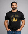 T.T. Men|Eid Special Printed Tees|Round Neck|Half Sleeves|Cotton Blended Tees For Men|Regular Fit|(Non Returnable/ Non Exchangeable Item)|Black