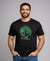 T.T. Men|Eid Special Printed Tees|Round Neck|Half Sleeves|Cotton Blended Tees For Men|Regular Fit|(Non Returnable/ Non Exchangeable Item)|Black