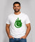 T.T. Men|Eid Special Printed Tees|Round Neck|Half Sleeves|Cotton Blended Tees For Men|Regular Fit|(Non Returnable/ Non Exchangeable Item)|White