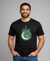T.T. Men|Eid Special Printed Tees|Round Neck|Half Sleeves|Cotton Blended Tees For Men|Regular Fit|(Non Returnable/ Non Exchangeable Item)|Black