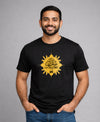T.T. Men|Eid Special Printed Tees|Round Neck|Half Sleeves|Cotton Blended Tees For Men|Regular Fit|(Non Returnable/ Non Exchangeable Item)|Black