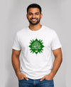 T.T. Men|Eid Special Printed Tees|Round Neck|Half Sleeves|Cotton Blended Tees For Men|Regular Fit|(Non Returnable/ Non Exchangeable Item)|White