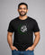 T.T. Men|Eid Special Printed Tees|Round Neck|Half Sleeves|Cotton Blended Tees For Men|Regular Fit|(Non Returnable/ Non Exchangeable Item)|Black