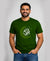 T.T. Men|Eid Special Printed Tees|Round Neck|Half Sleeves|Cotton Blended Tees For Men|Regular Fit|(Non Returnable/ Non Exchangeable Item)|Olive