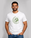T.T. Men|Eid Special Printed Tees|Round Neck|Half Sleeves|Cotton Blended Tees For Men|Regular Fit|(Non Returnable/ Non Exchangeable Item)|White