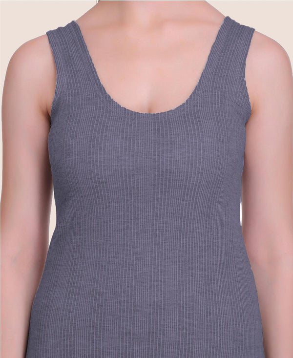 T.T. Hotpot Elite Women Sleeveless Slip Thermal Pack Of 2- Navy