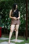 Ikat silkstride skort
