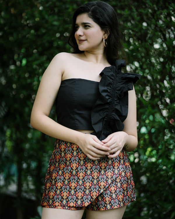 Ikat silkstride skort