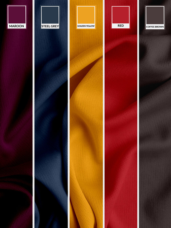 T.T. Men'S Solid Eco Friendly (Cotton Rich) Recycled Fabric Regular Fit Round Neck T-Shirt