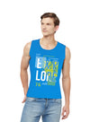 T.T. Men Printed Muscle Tees Pack Of 1 Blue