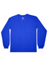 T.T. Mens Royal Blue Regular FitPoly Jersey Round Neck Full Sleev Tshirt