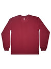 T.T. Mens Maroon Regular FitPoly Jersey Round Neck Full Sleev Tshirt