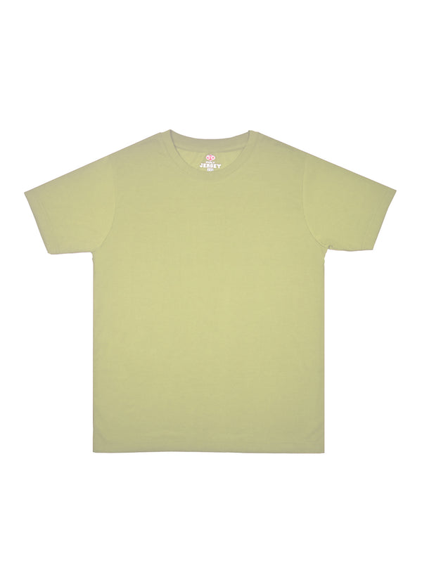 T.T Mens Regular FitPoly Jersey Round Neck Half Sleeve T-Shirt- Ivory