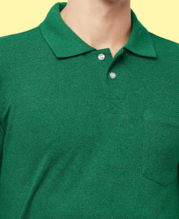 HiFlyers Men'S Grindle Tshirts With Pocket Green