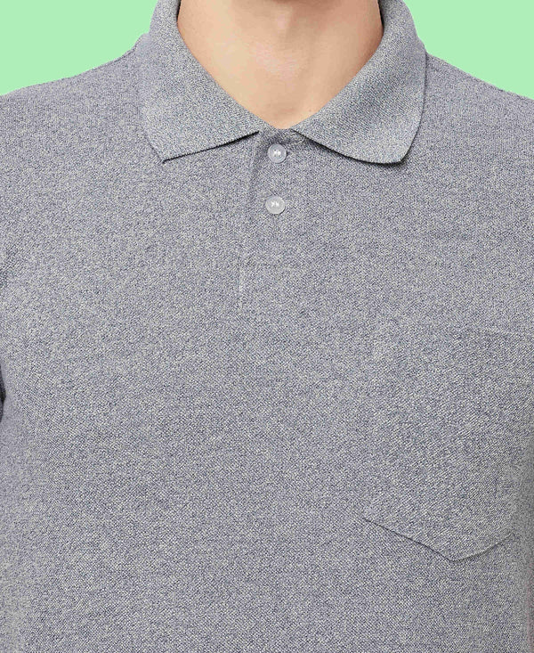 HiFlyers Men'S Grindle Tshirts With Pocket Grey