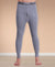 T.T. Mens Grey Slim FitSolid Titanic Thermal Trouser