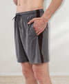 T.T. Men Regular Fit Poly Jersey Cut And Sew Bermuda Short Pack Of 3-Black-Brown-Grey