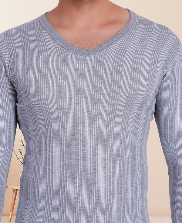 T.T. Men Hotpot Elite Top Thermal - Grey Melange