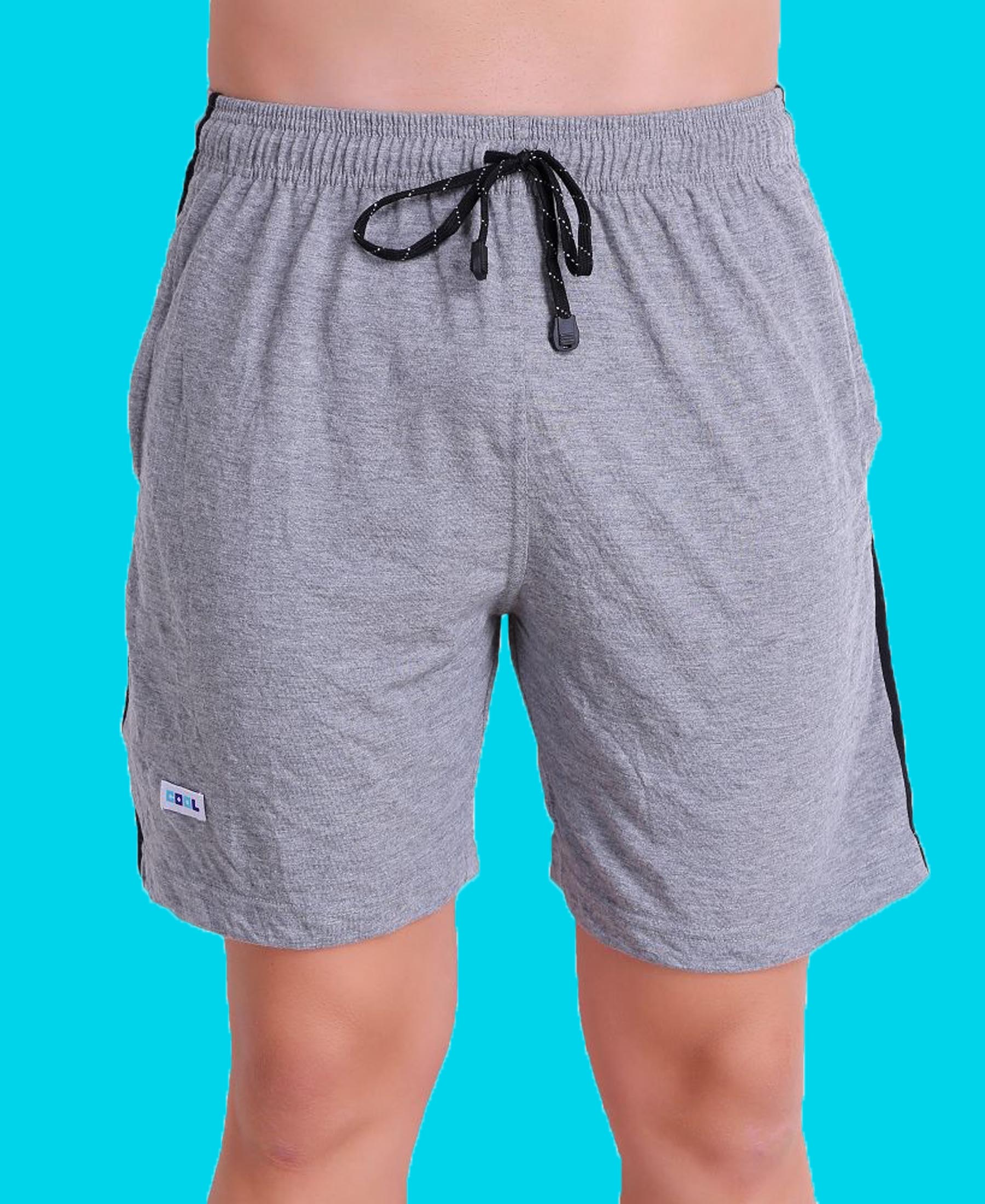 Men Bermuda Shorts Grey