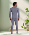 T.T. Mens Grey Slim FitSolid Titanic Thermal Set