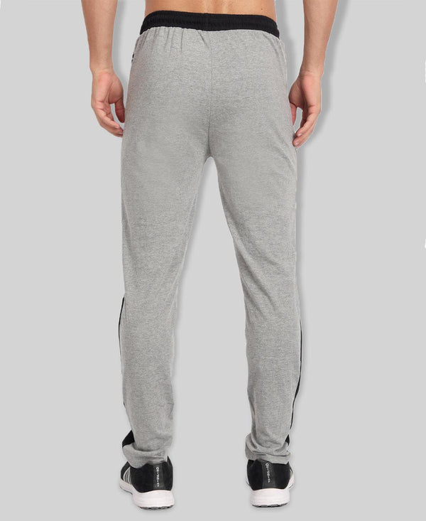 HiFlyers Mens Grey Melange Athleisure Trackpants