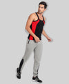 HiFlyers Mens Grey Melange Athleisure Trackpants