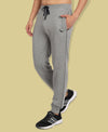 HiFlyers Men Grey Melange Slim Fit Solid Terry Joggers