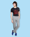 T.T. Men Cotton Track Pants - Grey