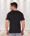 HiFlyers Men Slim Fit Solid Premium Rn Tshirts Black