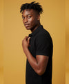 HiFlyers Men'S Solid Tshirts With Pocket Black