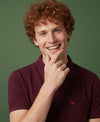 HiFlyers Men'S Solid Tshirts With Pocket Maroon