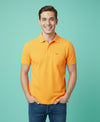HiFlyers Men'S Solid Tshirts With Pocket Mustard