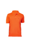 HiFlyers Men'S Solid Regular Fit Polo T-Shirt With Pocket -Orange