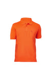 HiFlyers Men'S Solid Regular Fit Polo T-Shirt With Pocket -Orange