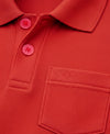 HiFlyers Men'S Solid Regular Fit Polo T-Shirt With Pocket -Rust