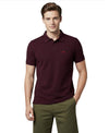 HiFlyers Men'S Solid Regular Fit Polo T-Shirt With Pocket -Wine