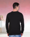 HiFlyers Full Sleeve Printed Men Sweatshirt - Black