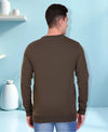 HiFlyers Full Sleeve Printed Men Sweatshirt-Olive