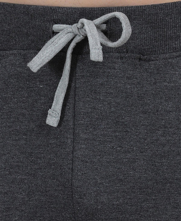 HiFlyers Mens Anthra Slim Fit Solid Terry Joggers