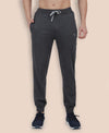 HiFlyers Mens Anthra Slim Fit Solid Terry Joggers