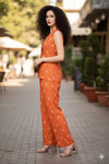 Garden Party Tangerine Weave Set