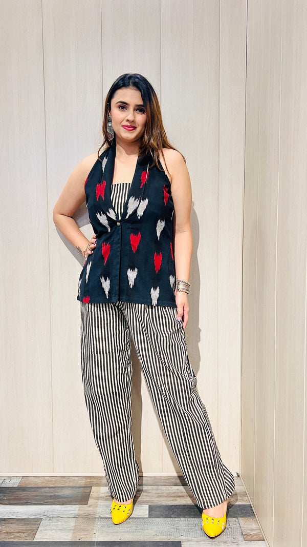 Garden Party Midnight Ikat Ensemble