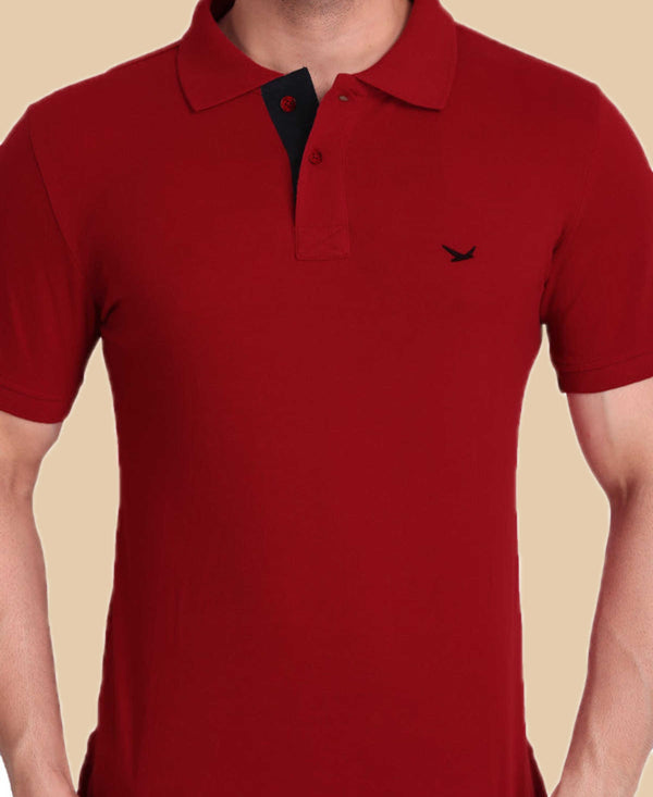 HiFlyers Men Maroon T-Shirt