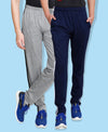 T.T. Men Cotton Track Pants (Pack Of 2)