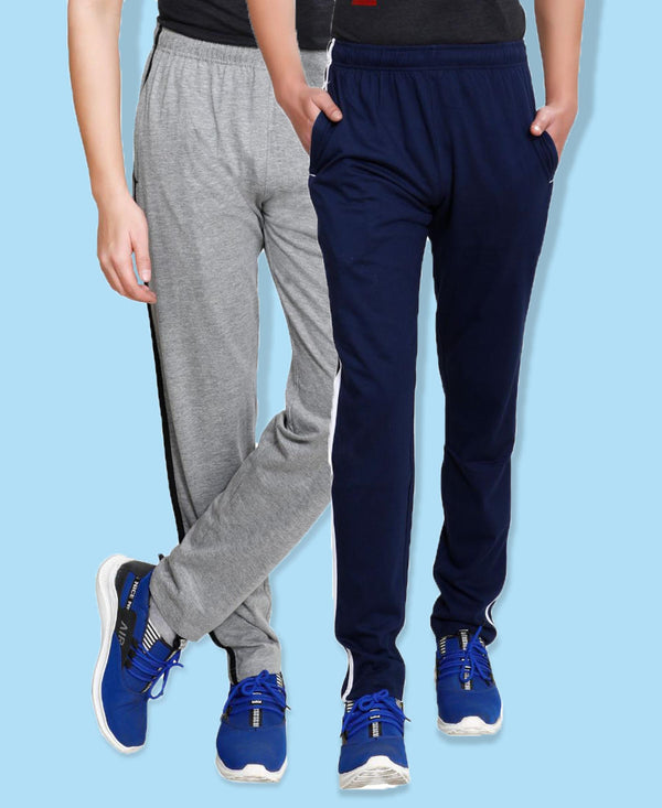 T.T. Men Cotton Track Pants (Pack Of 2)
