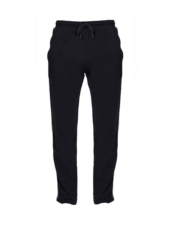 T.T. Men Cotton Track Pants -Navy