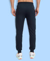 HiFlyers Men Navy Slim Fit Solid Terry Joggers