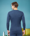 T.T. Mens Navy Slim FitSolid Hotpot Thunder Thermal Top