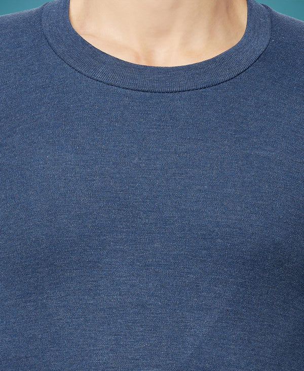 T.T. Mens Navy Slim FitSolid Hotpot Thunder Thermal Top