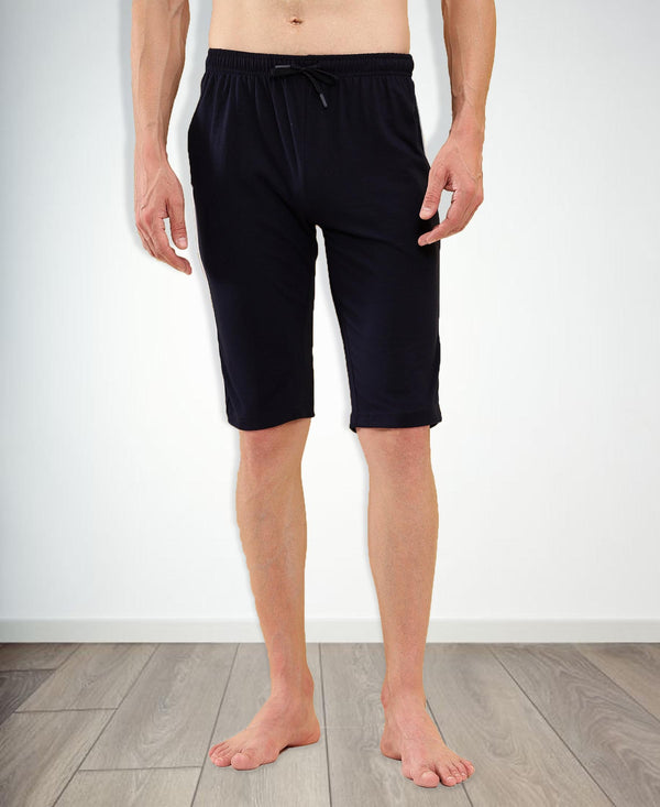 T.T. Men'S Poly Jersey Cut & Sew Three Fourth -Navy